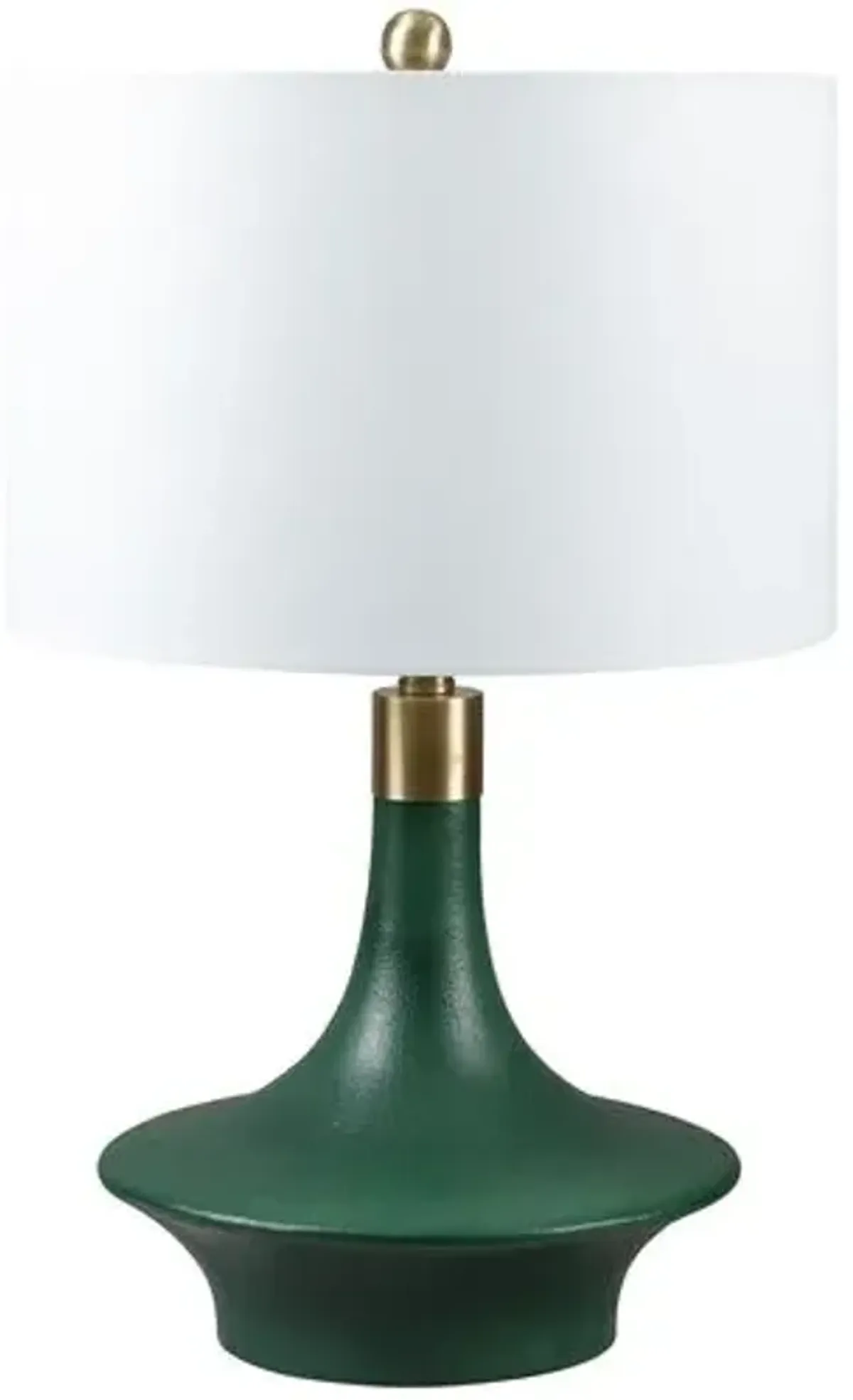 Xena Table Lamp - Dark Green/Gold