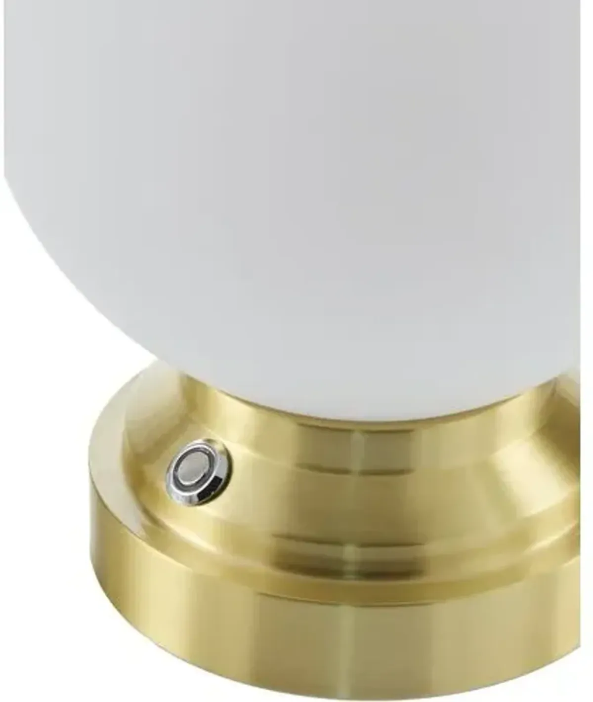 Jazzlyn Globe Accent Table Lamp - Gold - 10Hx8Wx8D in