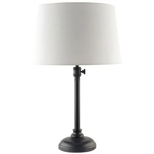 Knox Accent Table Lamp - Black - 28Hx13Wx13D in