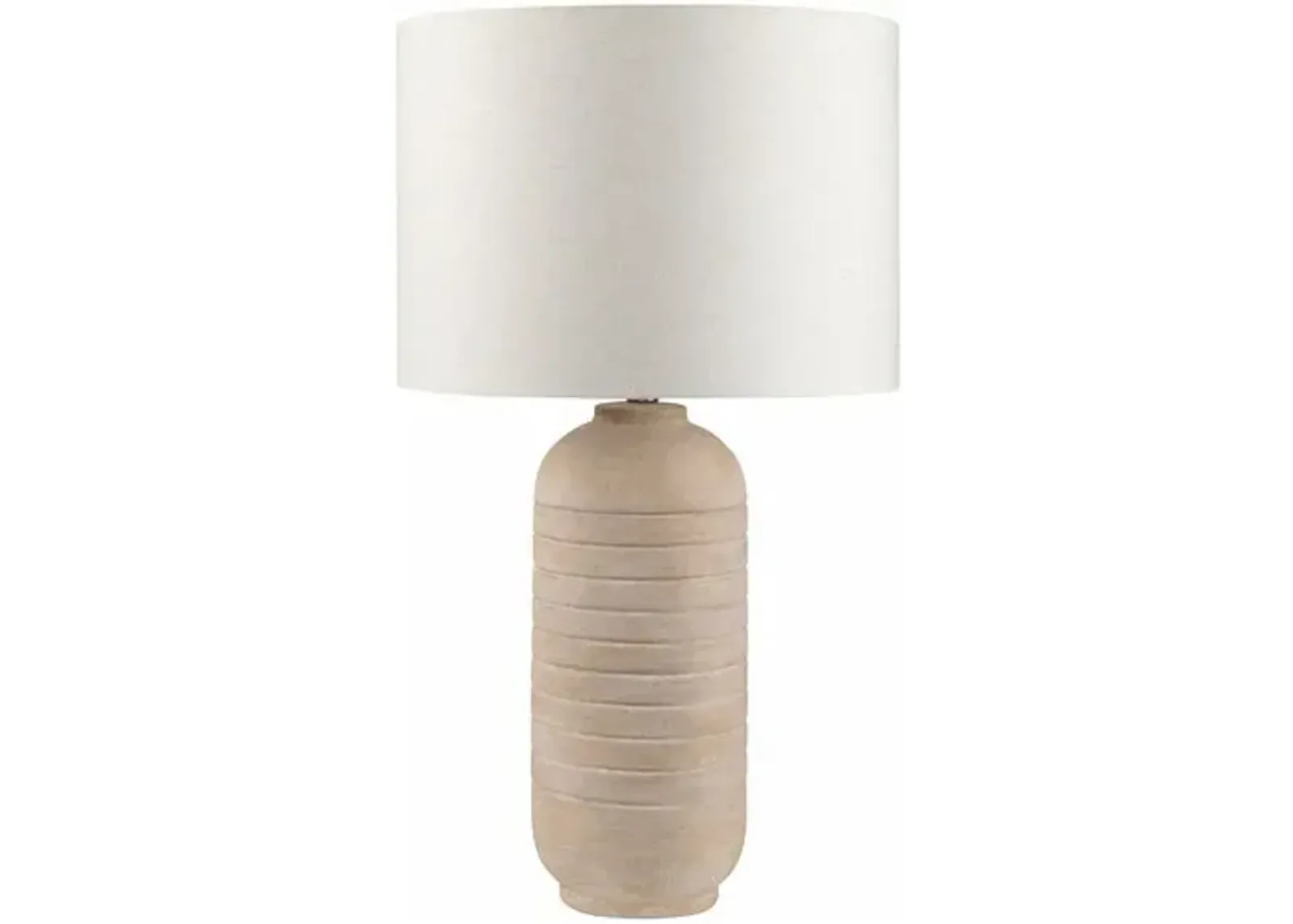 Ellerie Ceramic Table Lamp - Brown