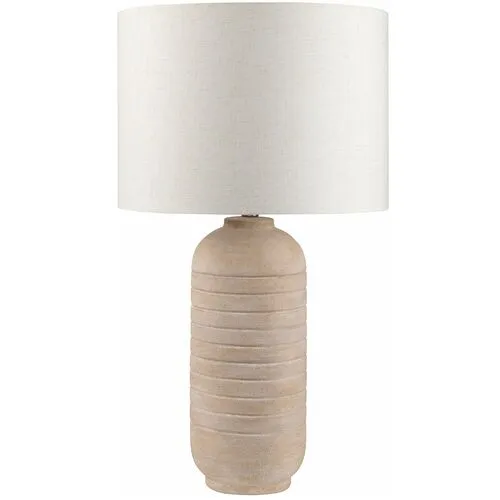 Ellerie Ceramic Table Lamp - Brown