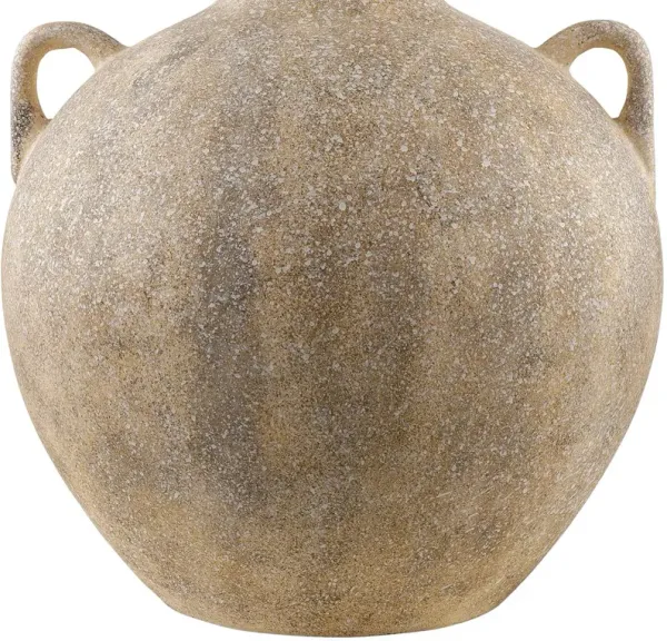 Dune Ceramic Jar Table Lamp - Gray