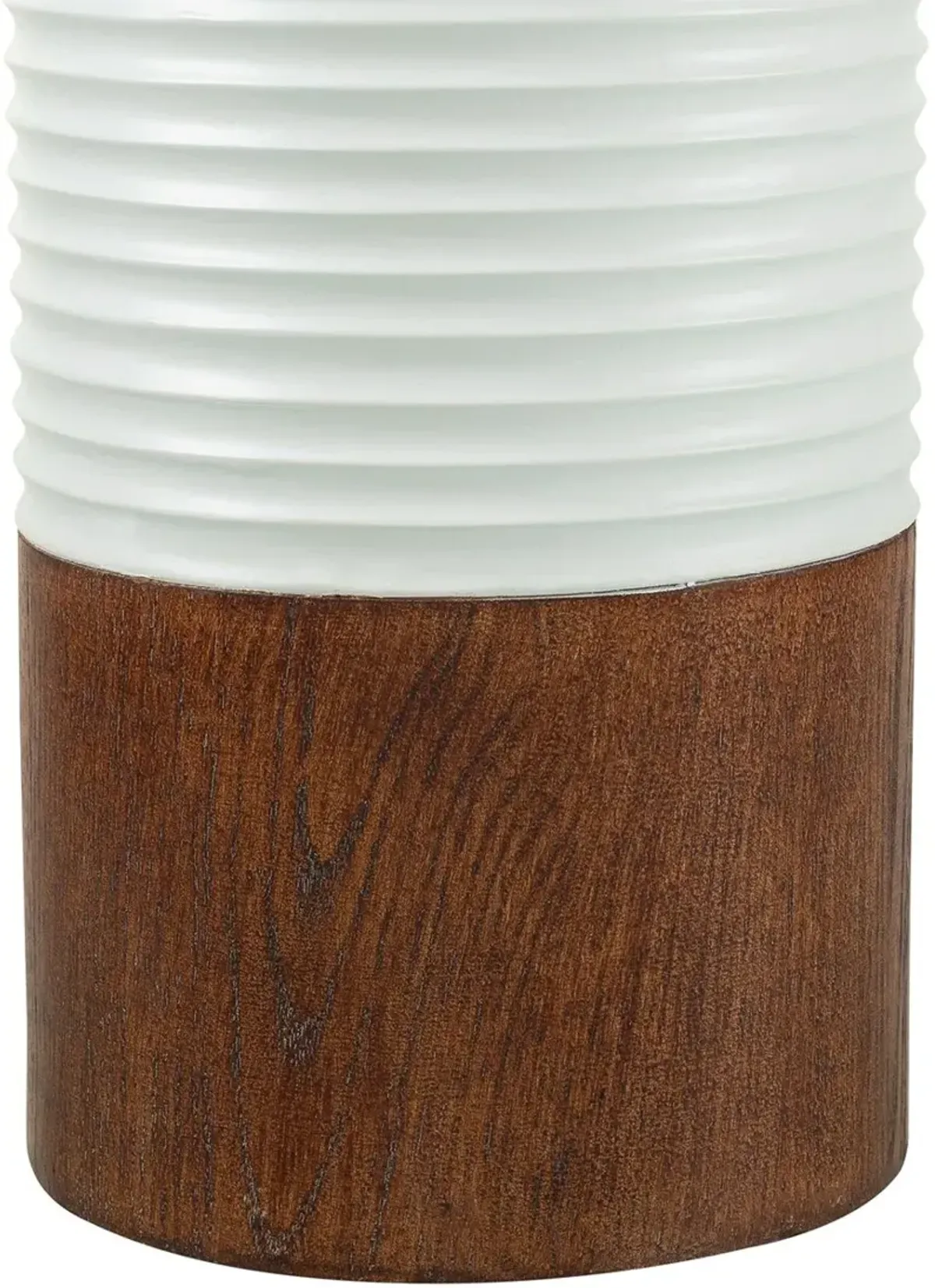 Dorian Resin Table Lamp - White
