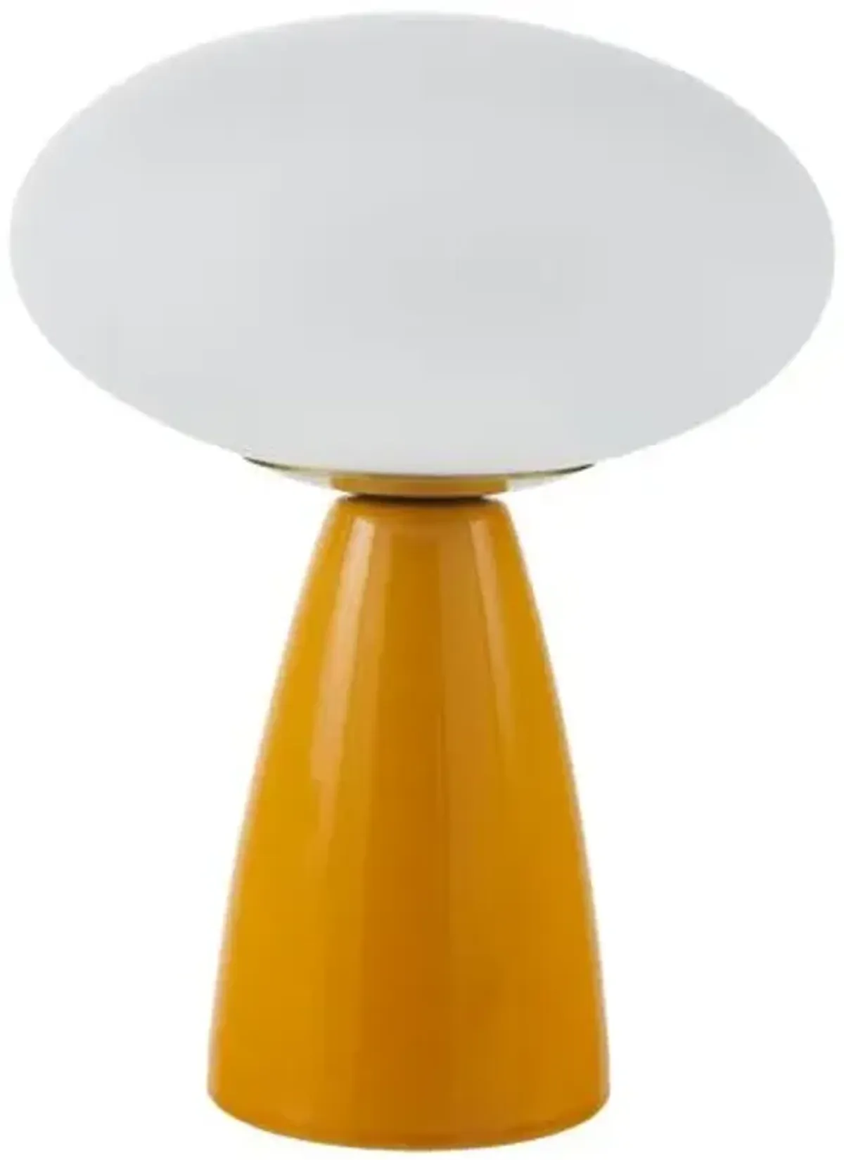 Kolbi Globe Ceramic Table Lamp - Orange