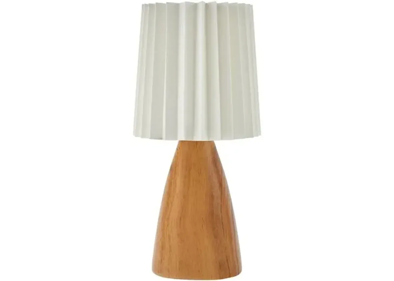 Pania Accent Table Lamp - Brown - 13Hx6.3Wx6.3D in