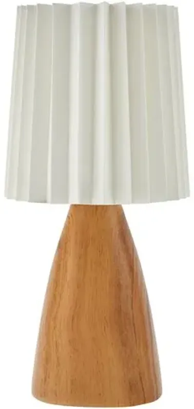 Pania Accent Table Lamp - Brown - 13Hx6.3Wx6.3D in