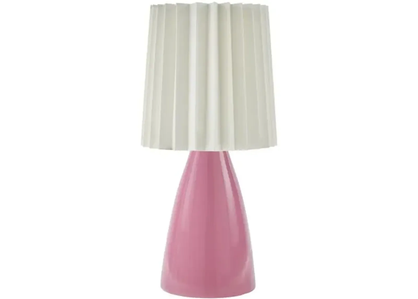 Pania Accent Table Lamp - Pink - 13Hx6.3Wx6.3D in