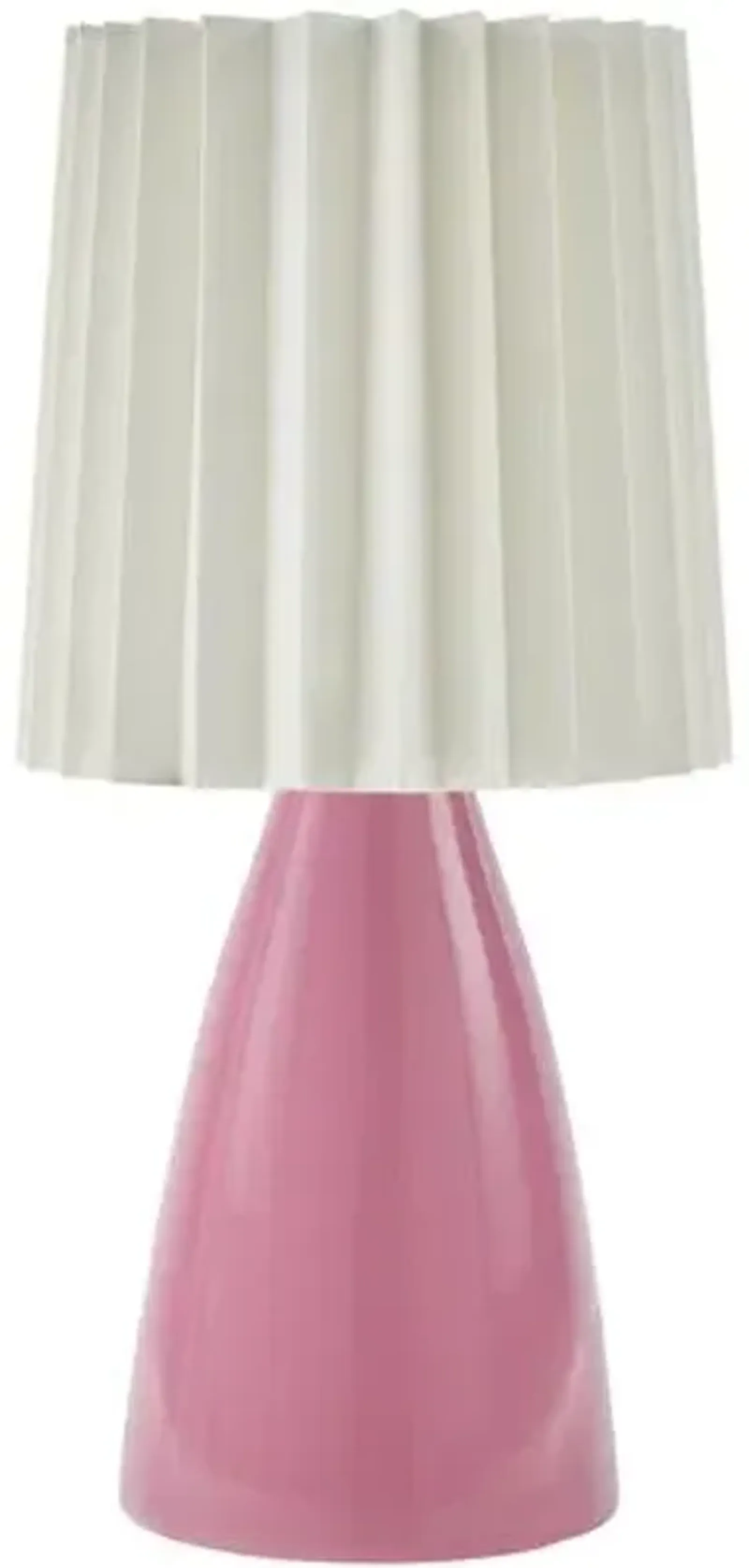 Pania Accent Table Lamp - Pink - 13Hx6.3Wx6.3D in