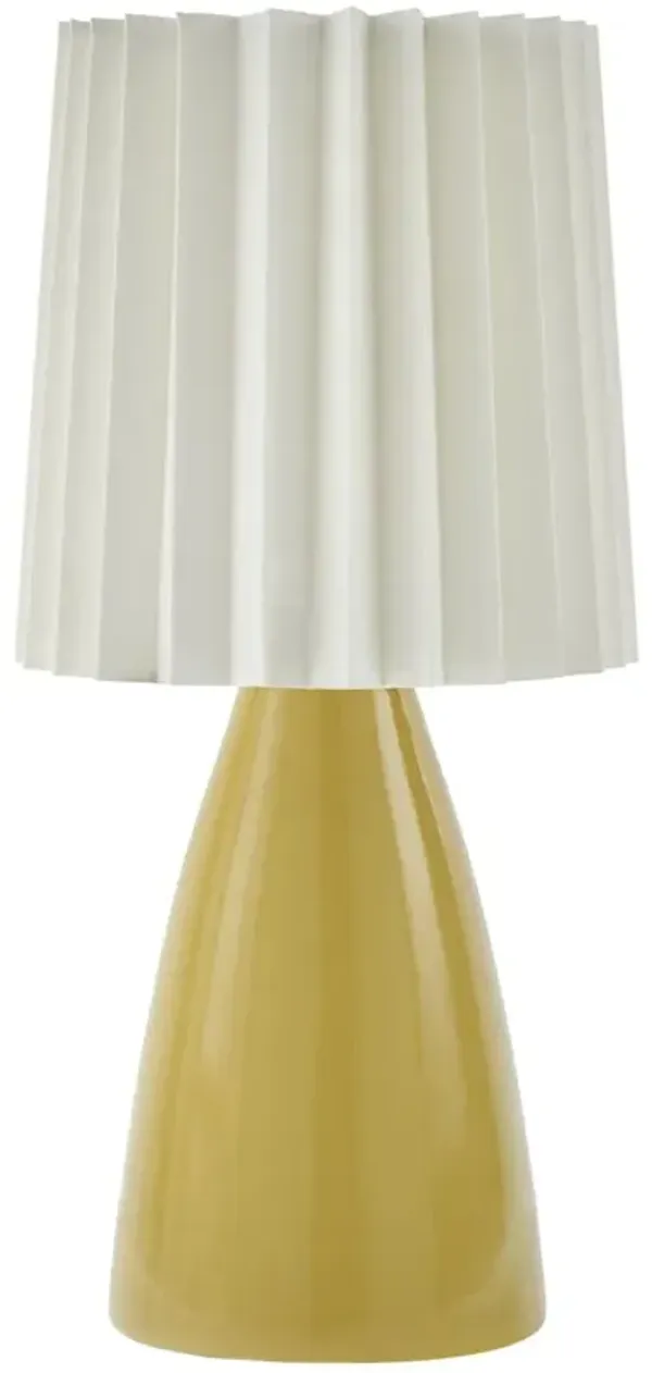 Pania Accent Table Lamp - Yellow - 13Hx6.3Wx6.3D in