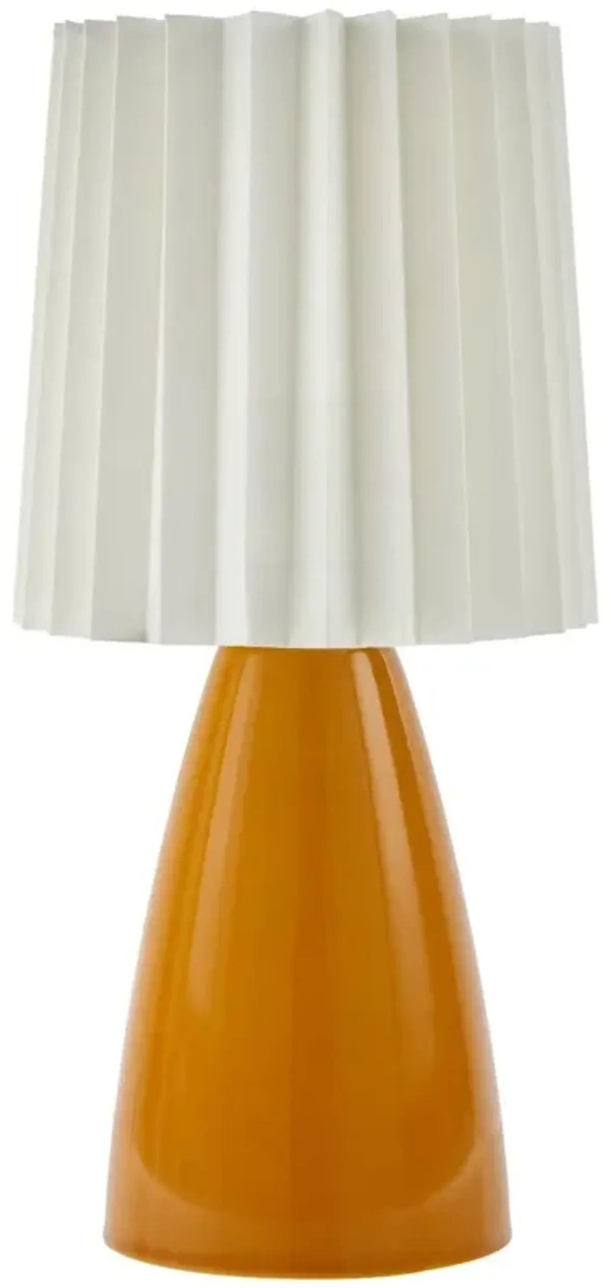 Pania Accent Table Lamp - Orange - 13Hx6.3Wx6.3D in