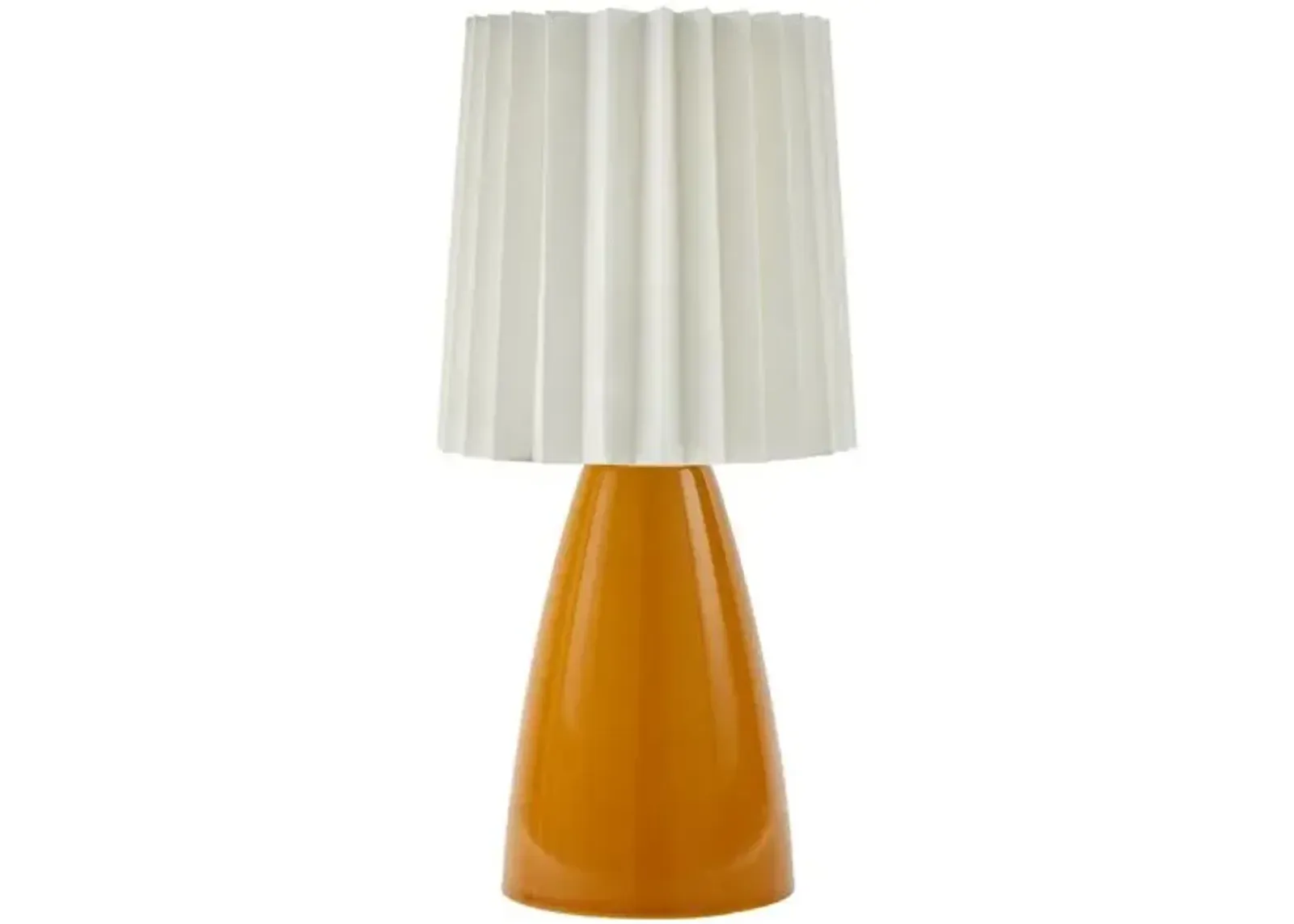 Pania Accent Table Lamp - Orange - 13Hx6.3Wx6.3D in