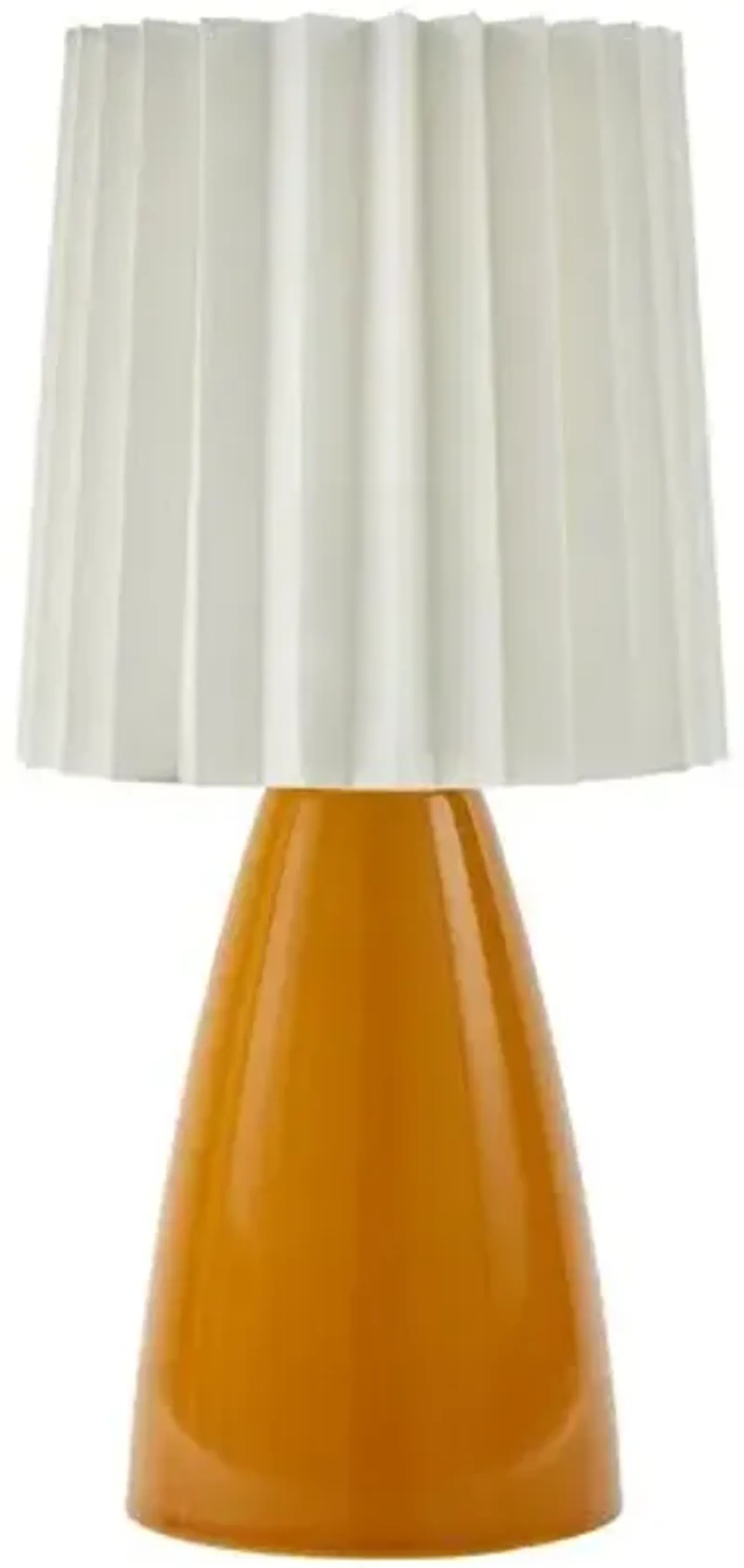 Pania Accent Table Lamp - Orange - 13Hx6.3Wx6.3D in