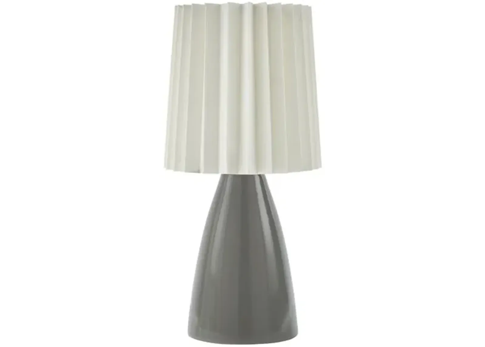 Pania Accent Table Lamp - Gray - 13Hx6.3Wx6.3D in