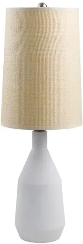 Neeta Ceramic Table Lamp - White