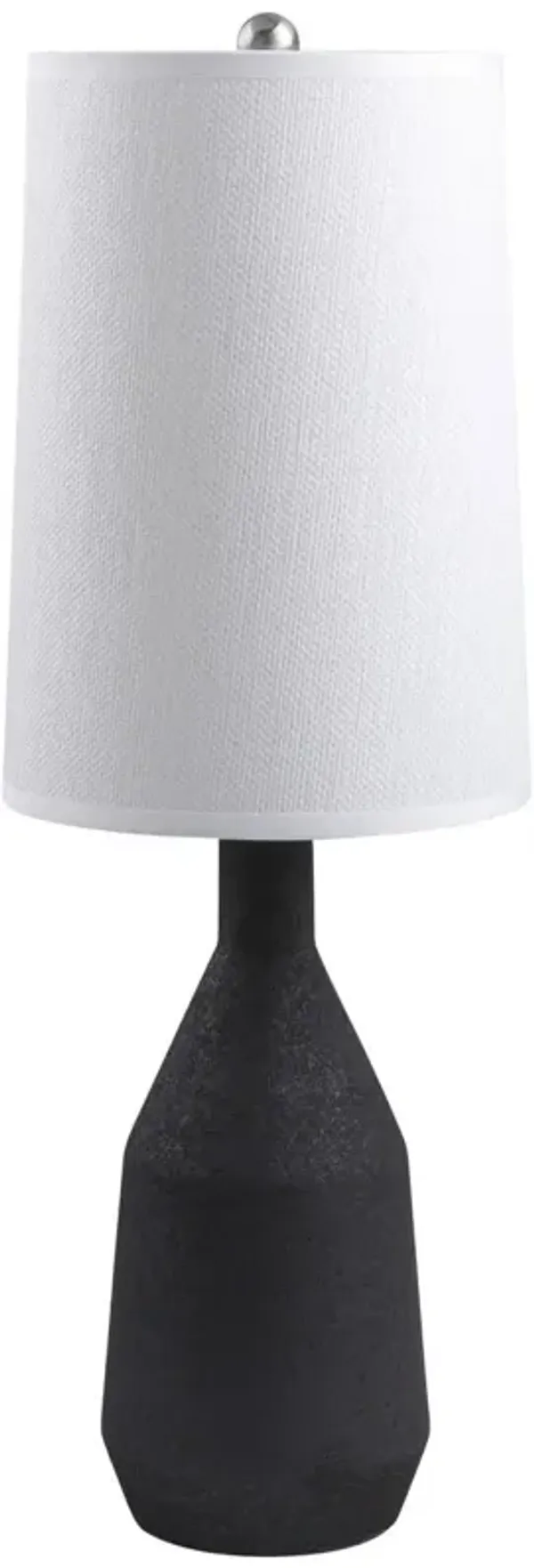 Neeta Ceramic Table Lamp - Black