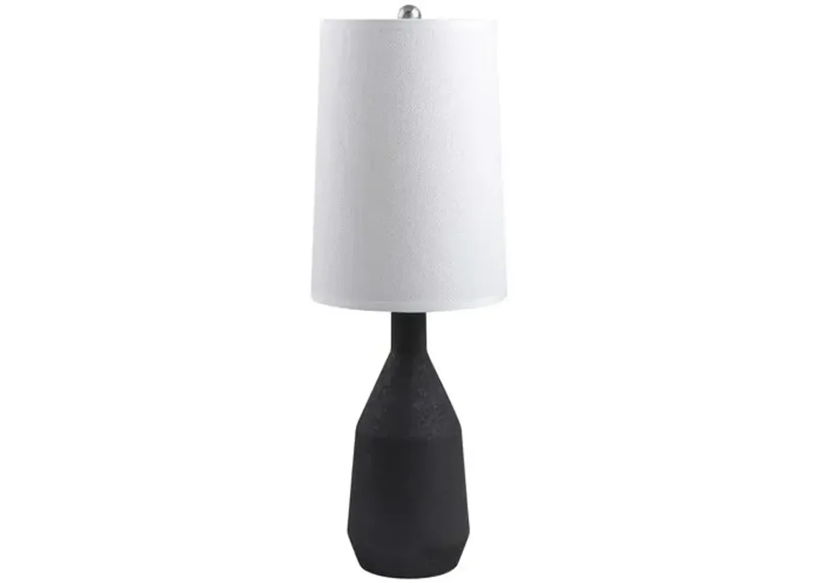 Neeta Ceramic Table Lamp - Black