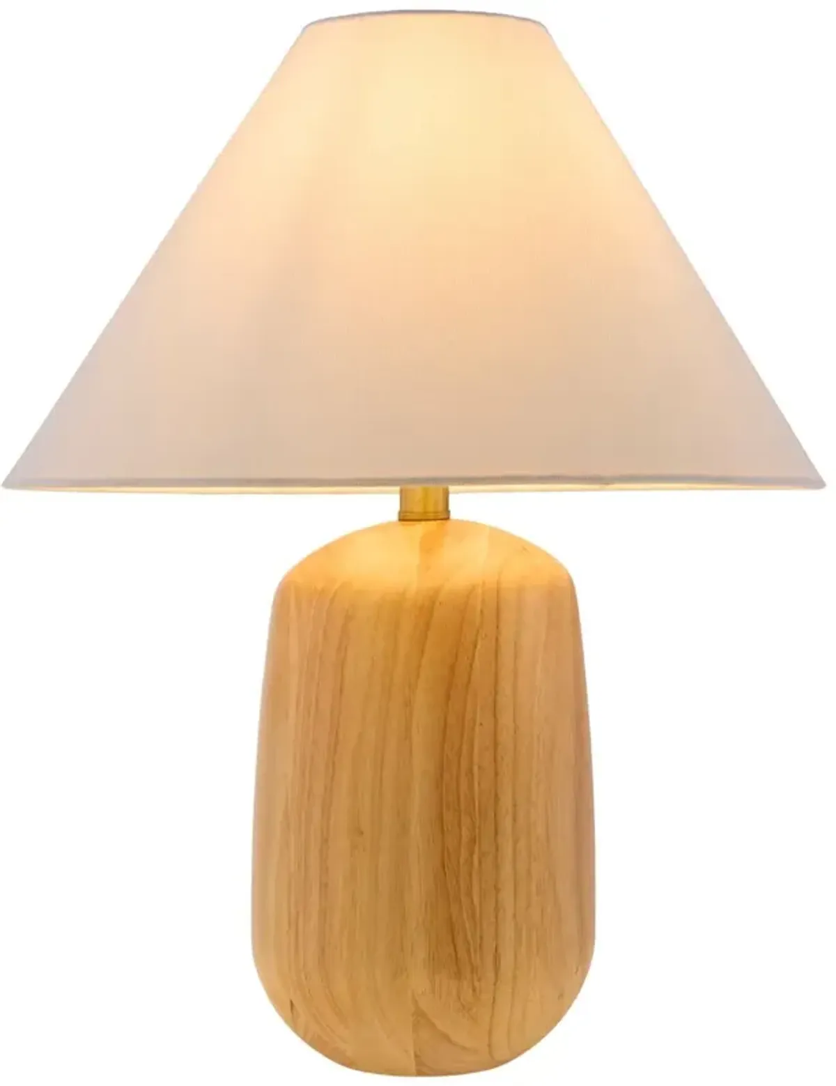 Koralia Wood Veneer Table Lamp - Natural - Beige