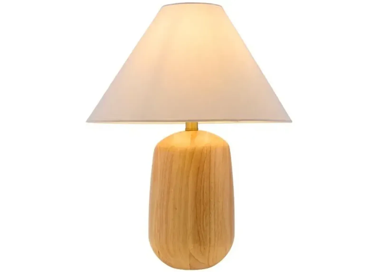 Koralia Wood Veneer Table Lamp - Natural - Beige