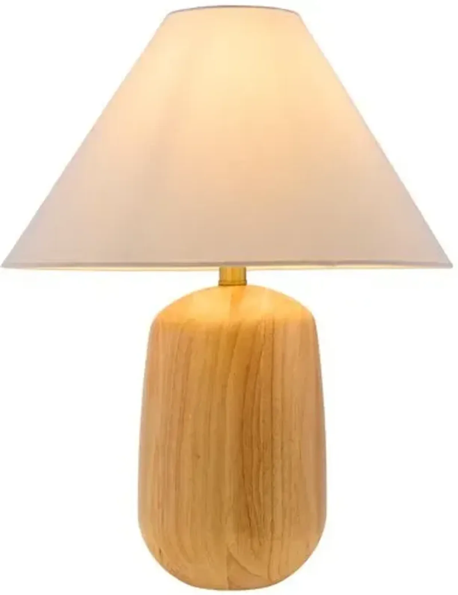 Koralia Wood Veneer Table Lamp - Natural - Beige