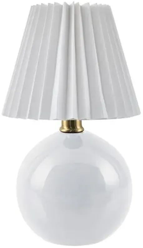 Loula Accent Table Lamp - White - 12Hx7.7Wx7.7D in