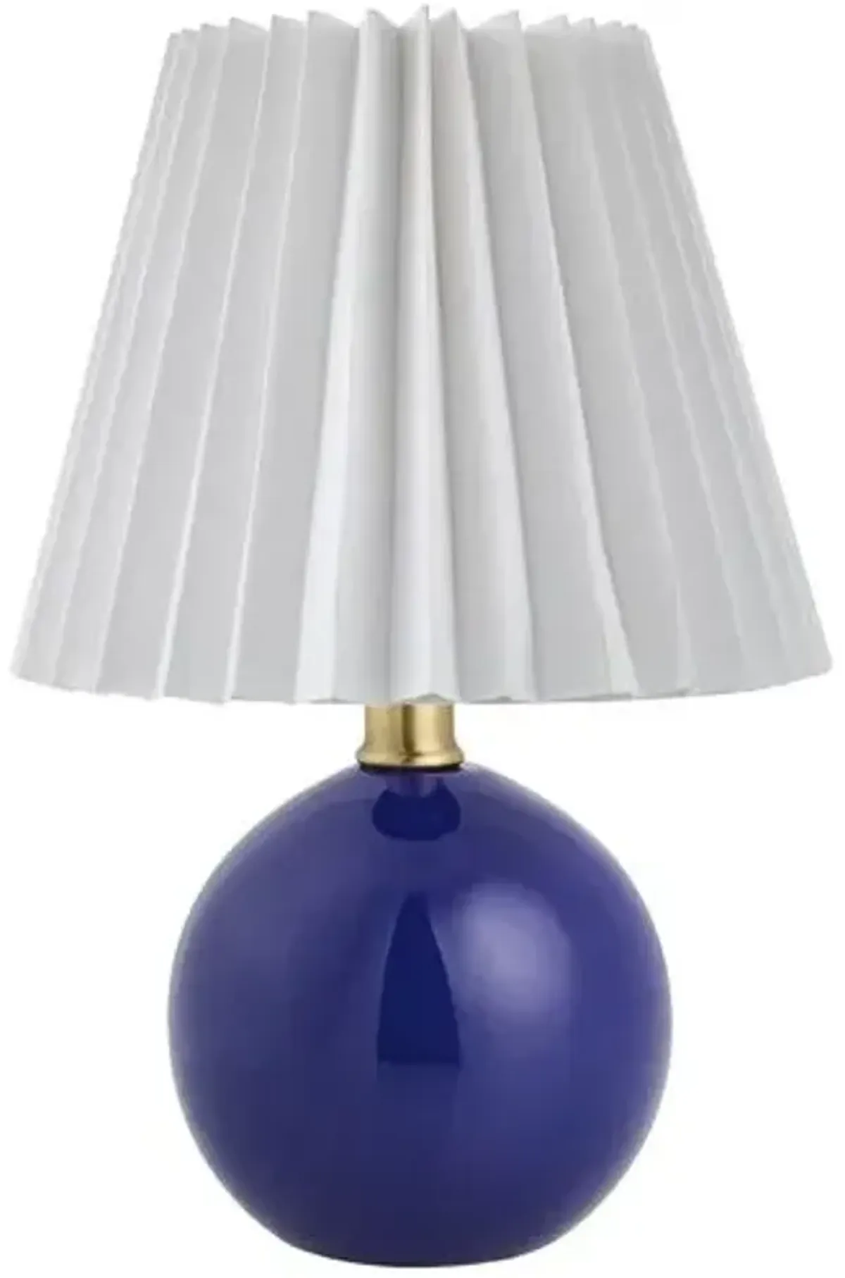 Loula Accent Table Lamp - Blue - 12Hx7.7Wx7.7D in