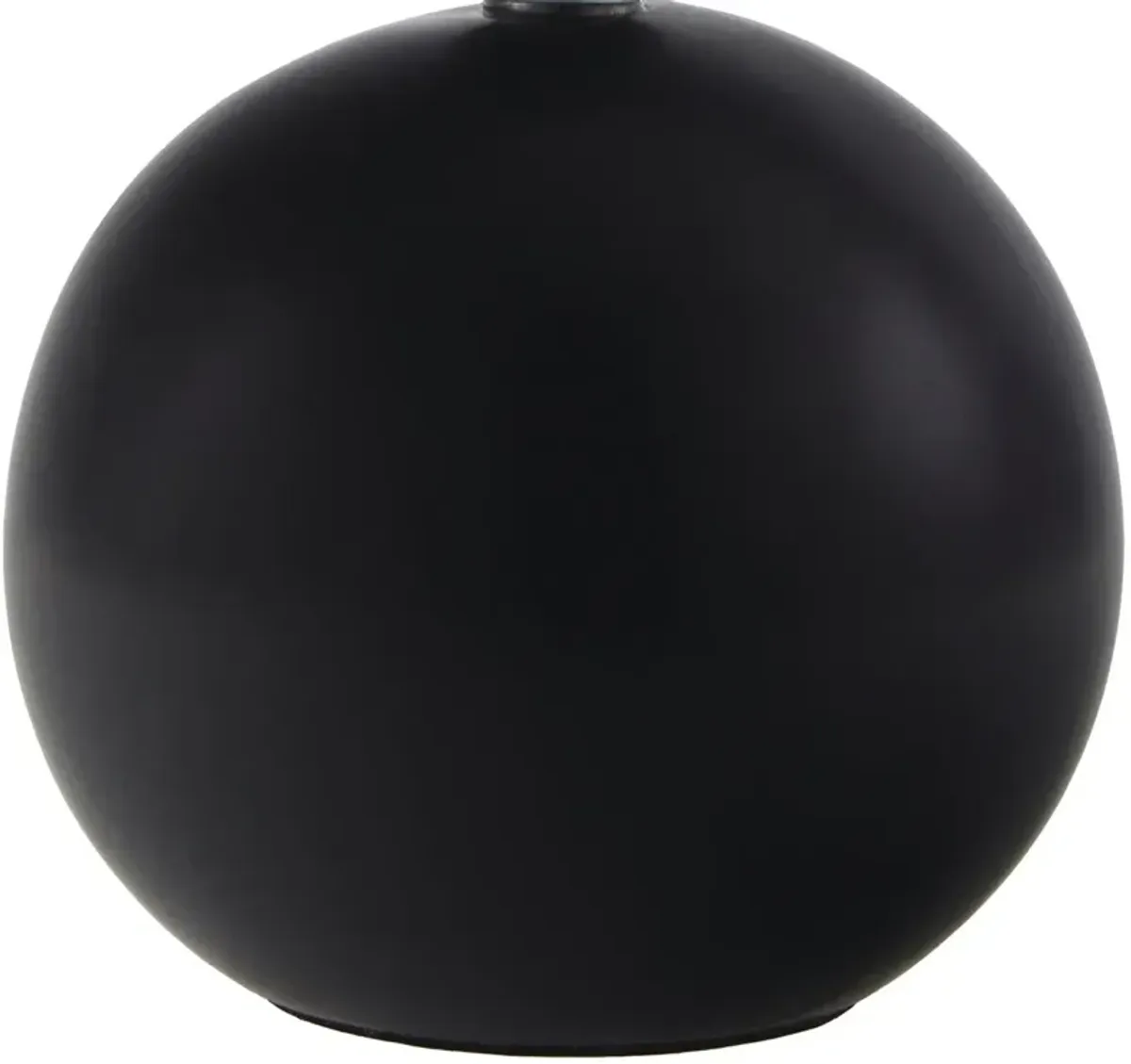 Pia Ball Accent Table Lamp - Black - 10Hx8Wx8D in