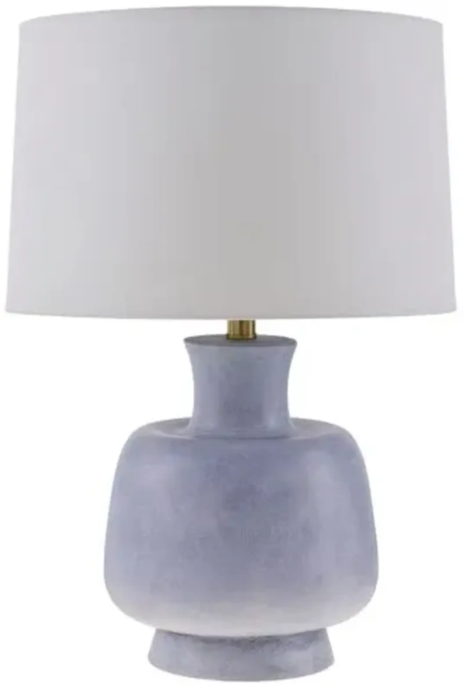 Pablo Painted Resin Table Lamp - Blue