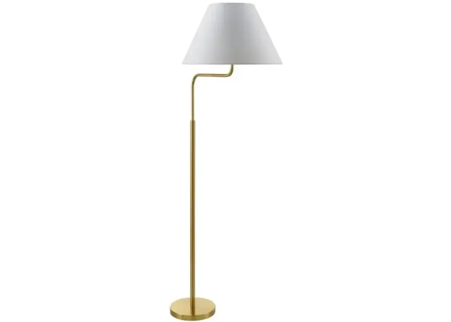 Evelyn Floor Lamp - Brass