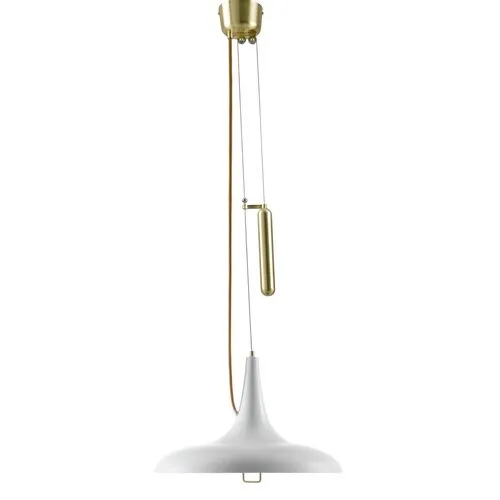 Kasper Metal Pendant - White