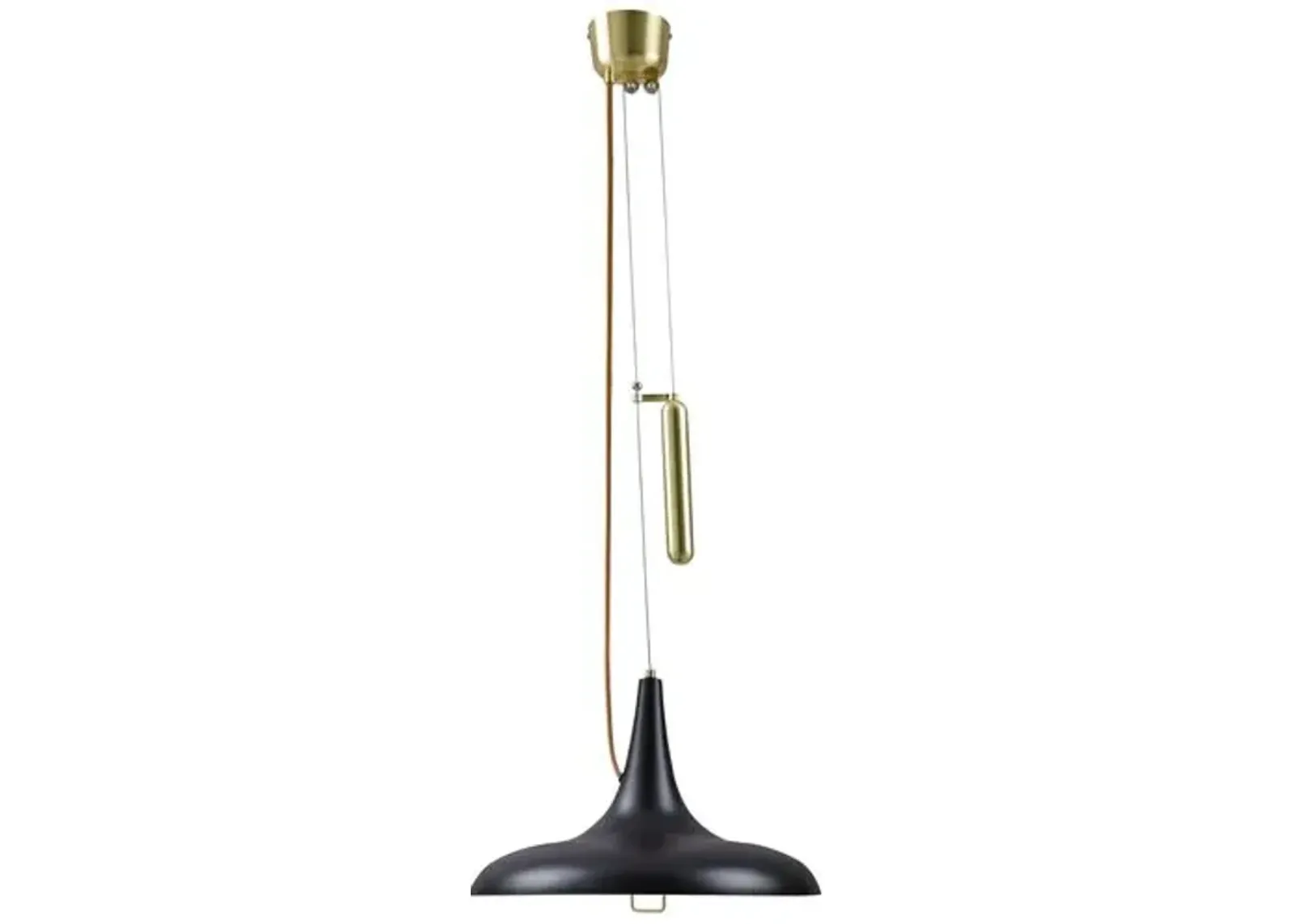 Kasper Metal Pendant - Black