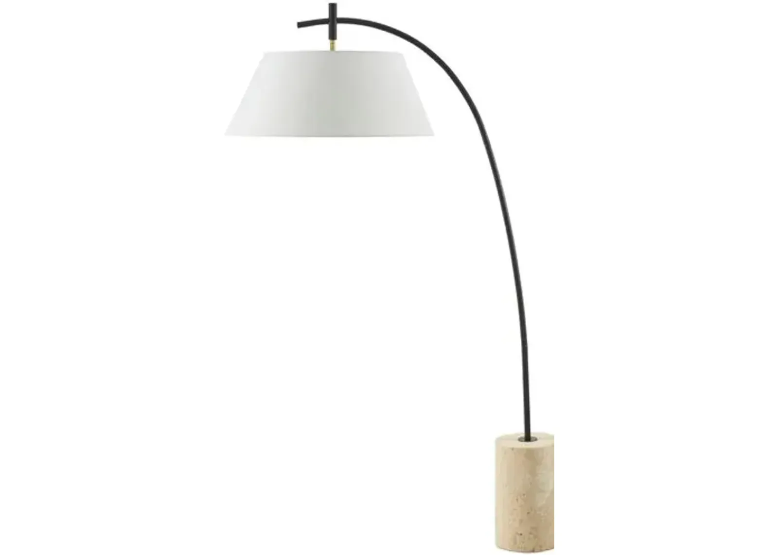 Adrian Arc Floor Lamp - Black