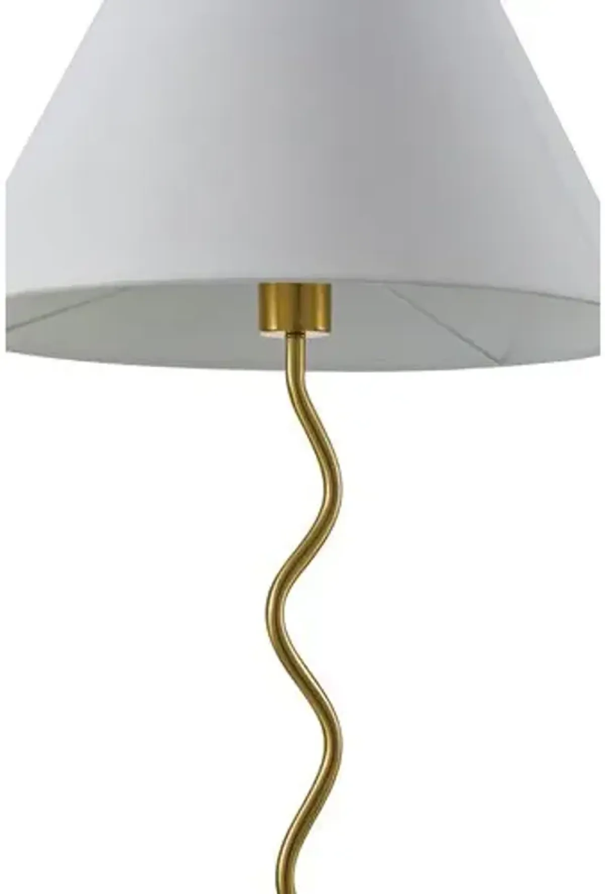 Dune Floor Lamp - Brass