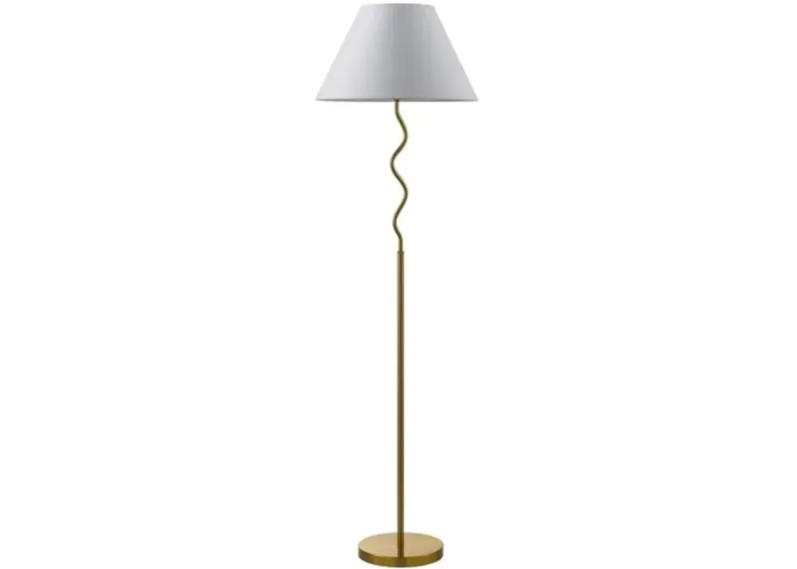 Dune Floor Lamp - Brass