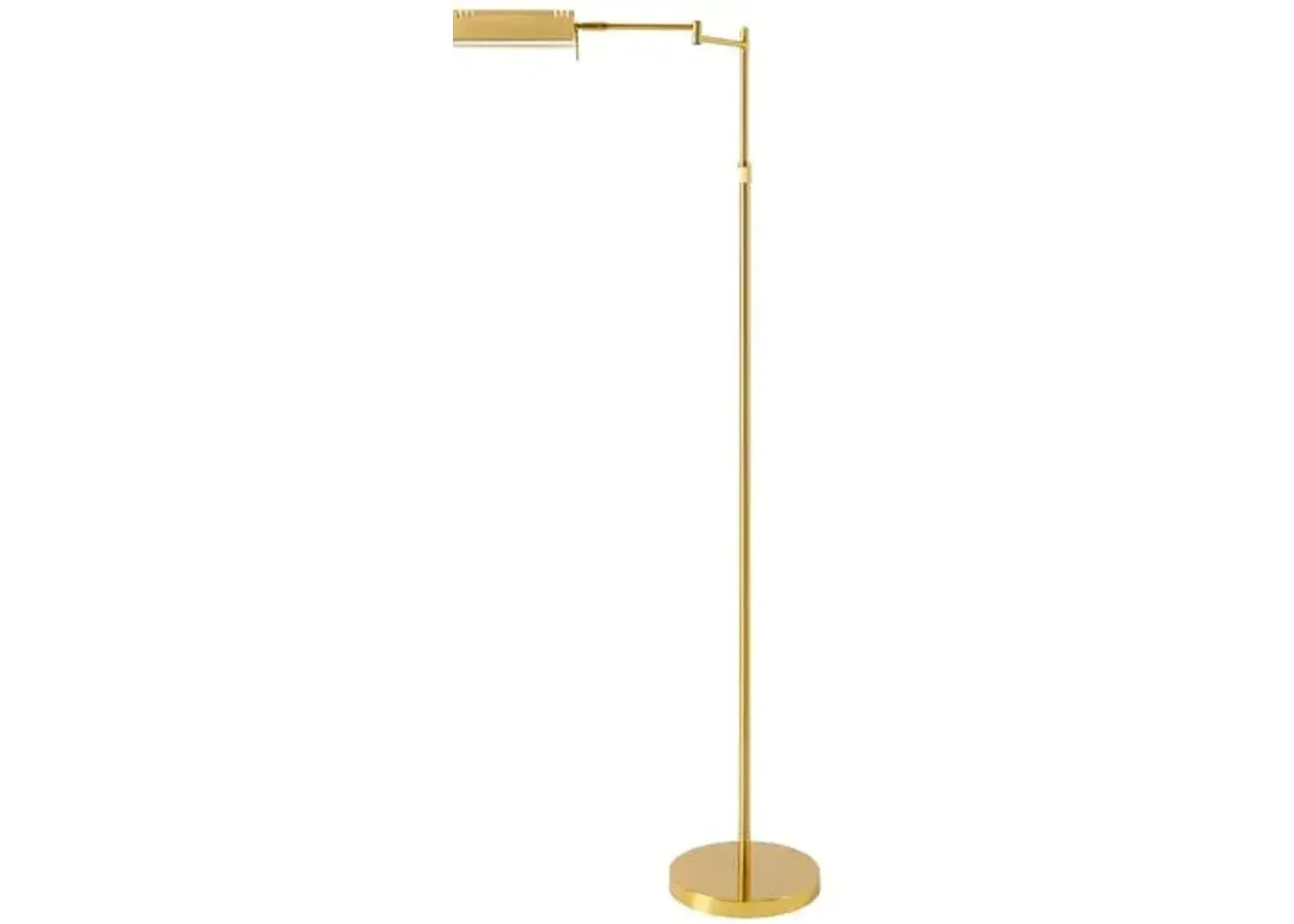 Kirk Floor Task Lamp - Gold