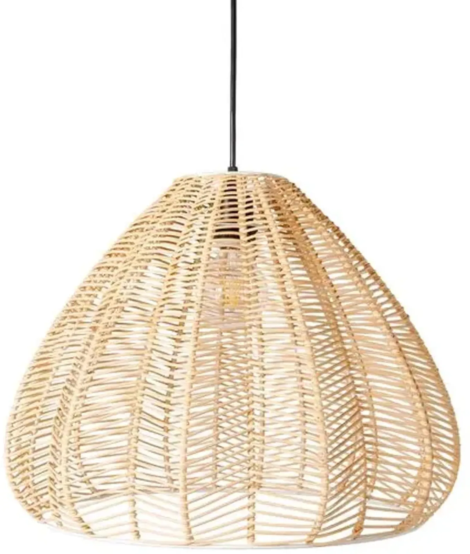 Tulum Rattan Pendant - Beige