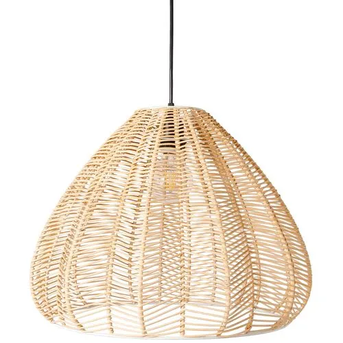 Tulum Rattan Pendant - Beige