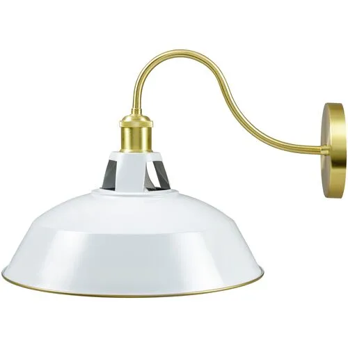 Ida Metal Wall Sconce - White