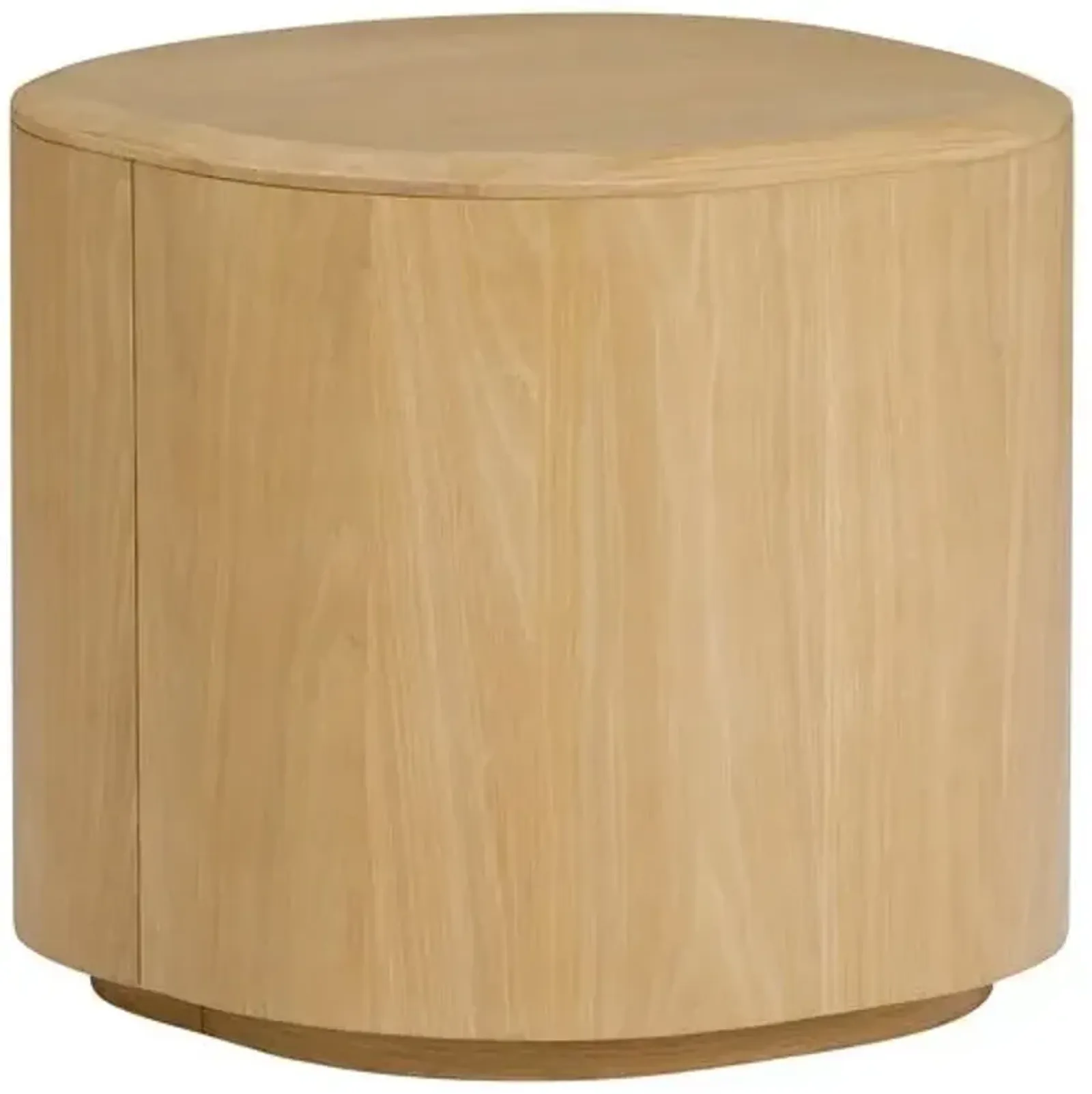 Akio Side Table - Light Natural Oak - Tulsi Home - Brown