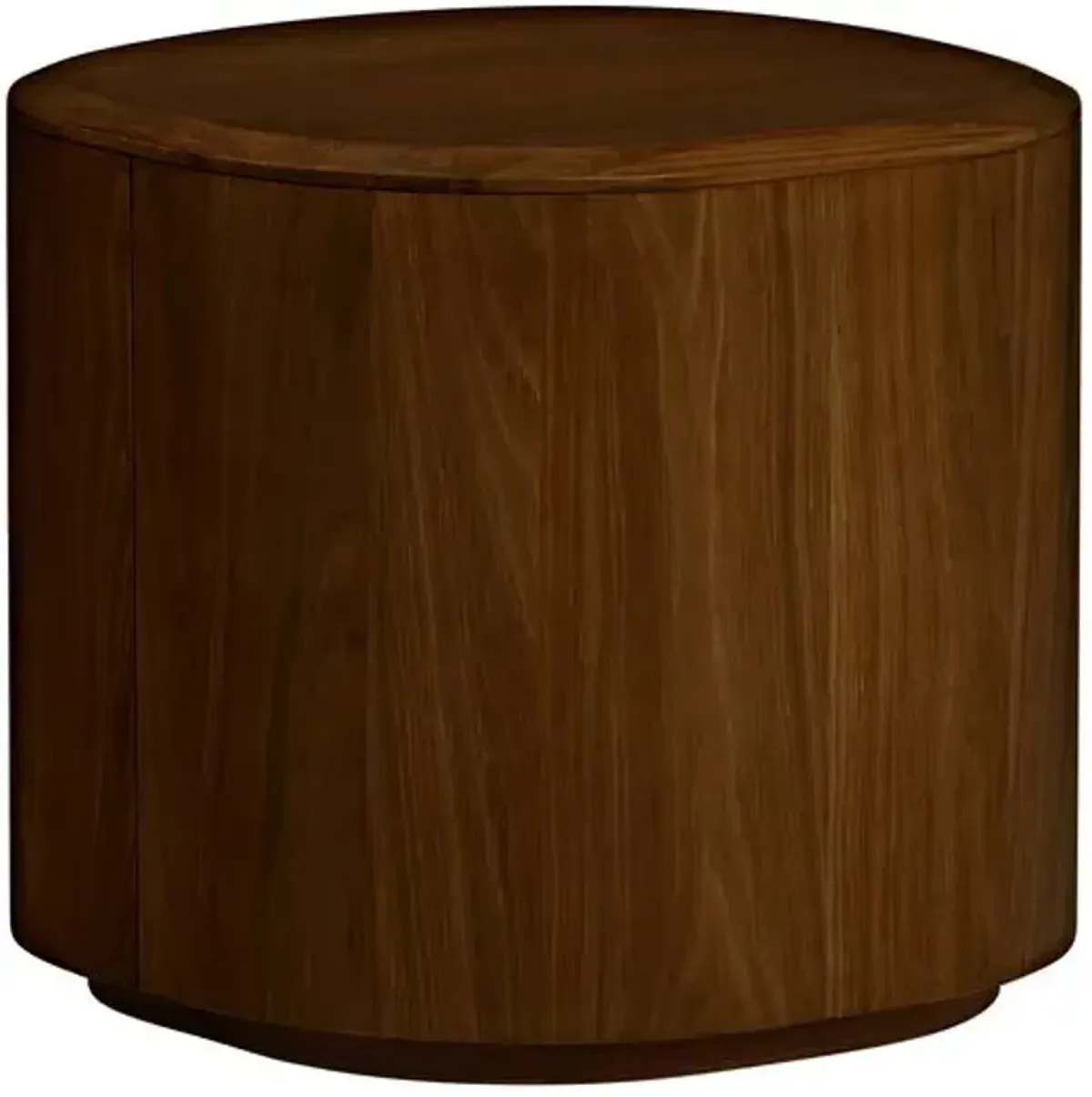 Akio Side Table - Walnut - Tulsi Home - Brown