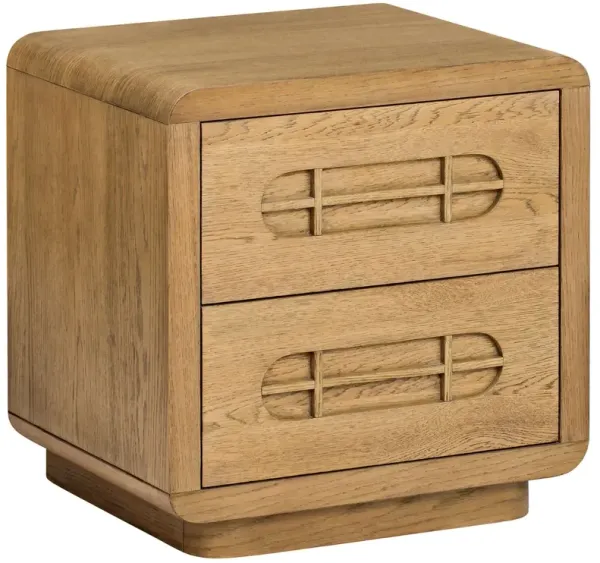 Atticus Nightstand, Vintage Oak