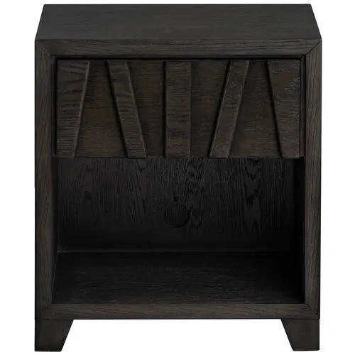 Wesley Nightstand - Charcoal - Tulsi Home