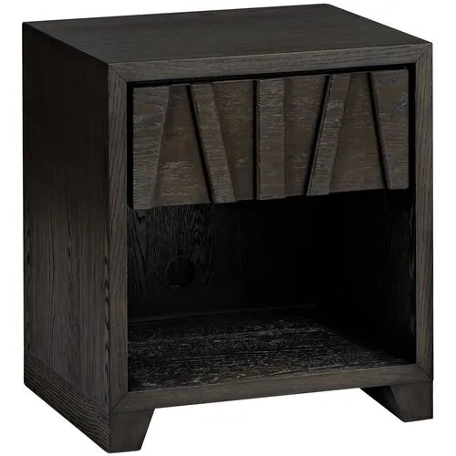 Wesley Nightstand - Charcoal - Tulsi Home