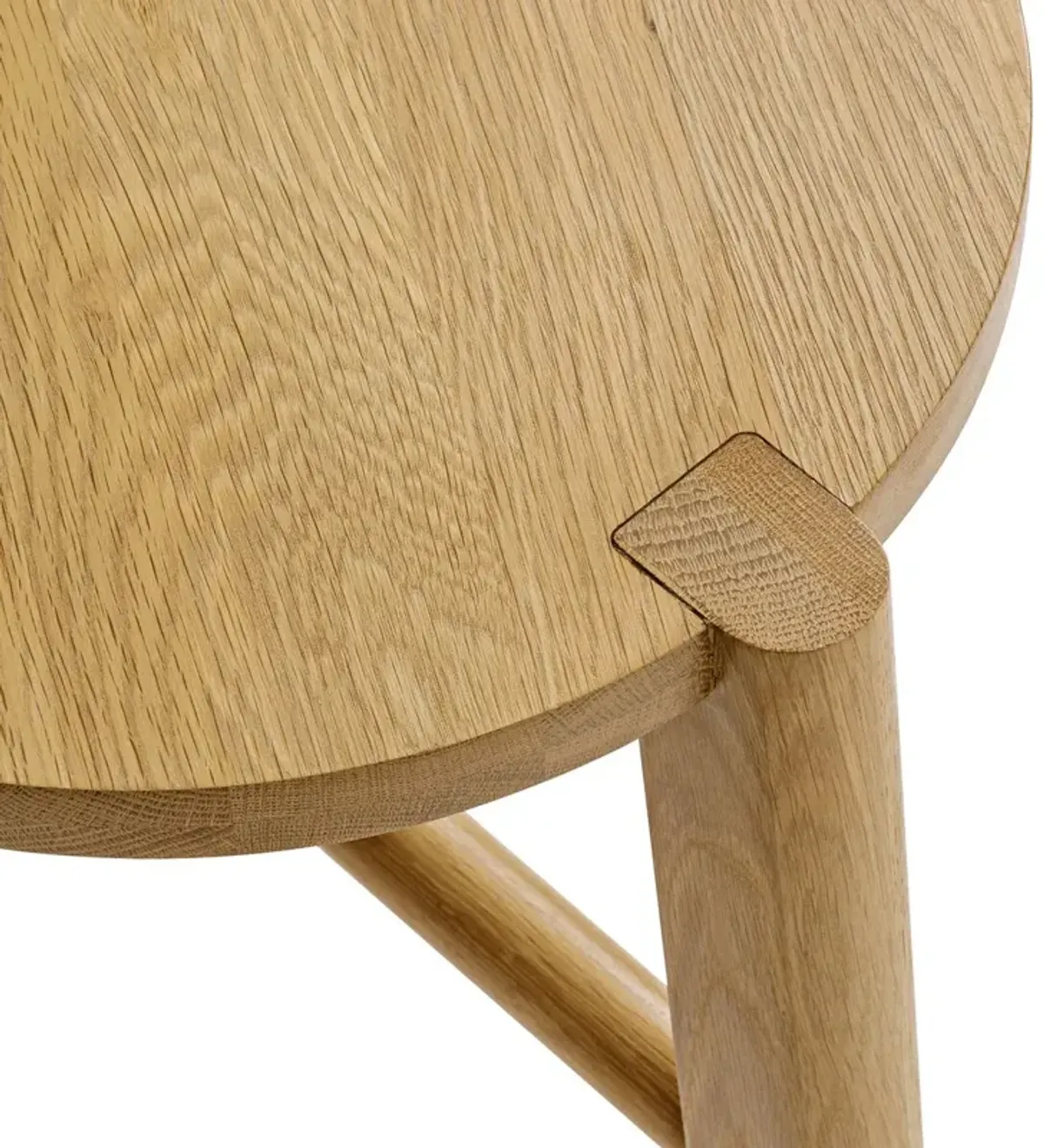 Kenneth Farmhouse Side Table, Light Natural Oak