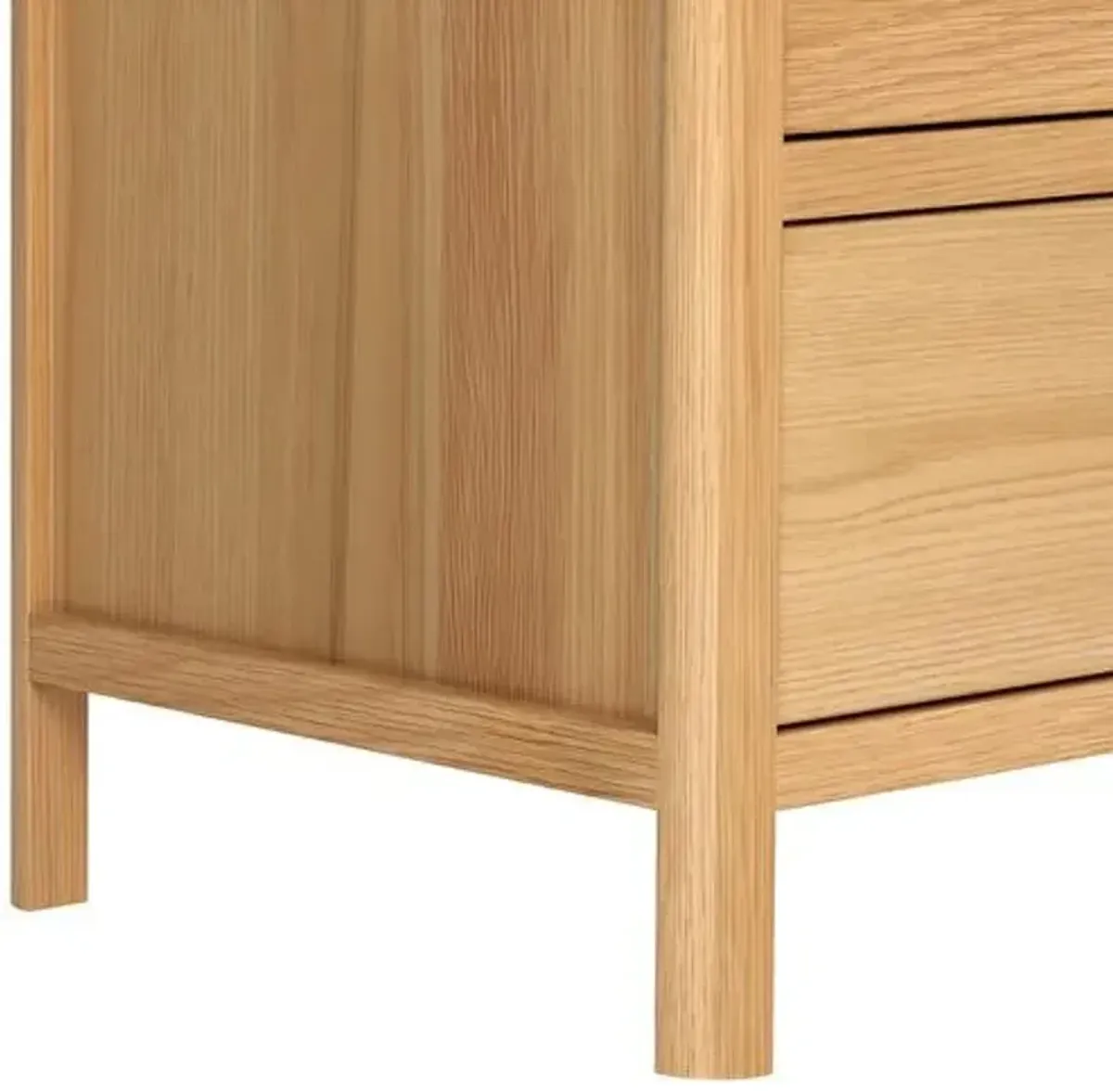 Hugo 6-Drawer Oak Dresser - Natural - Tulsi Home - Brown