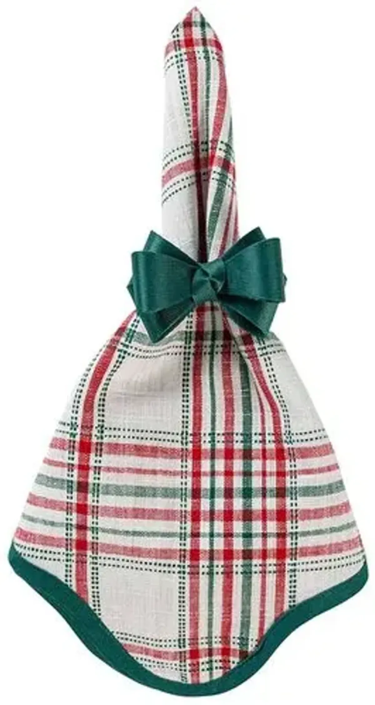 Merry Tartan Napkin - Juliska - Red