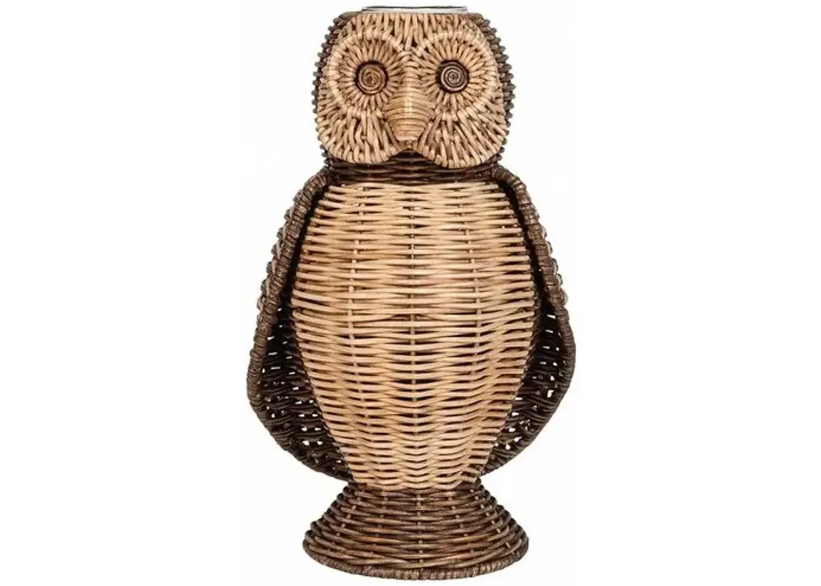 Devon Willow 15" Owl Vase - Juliska - Brown