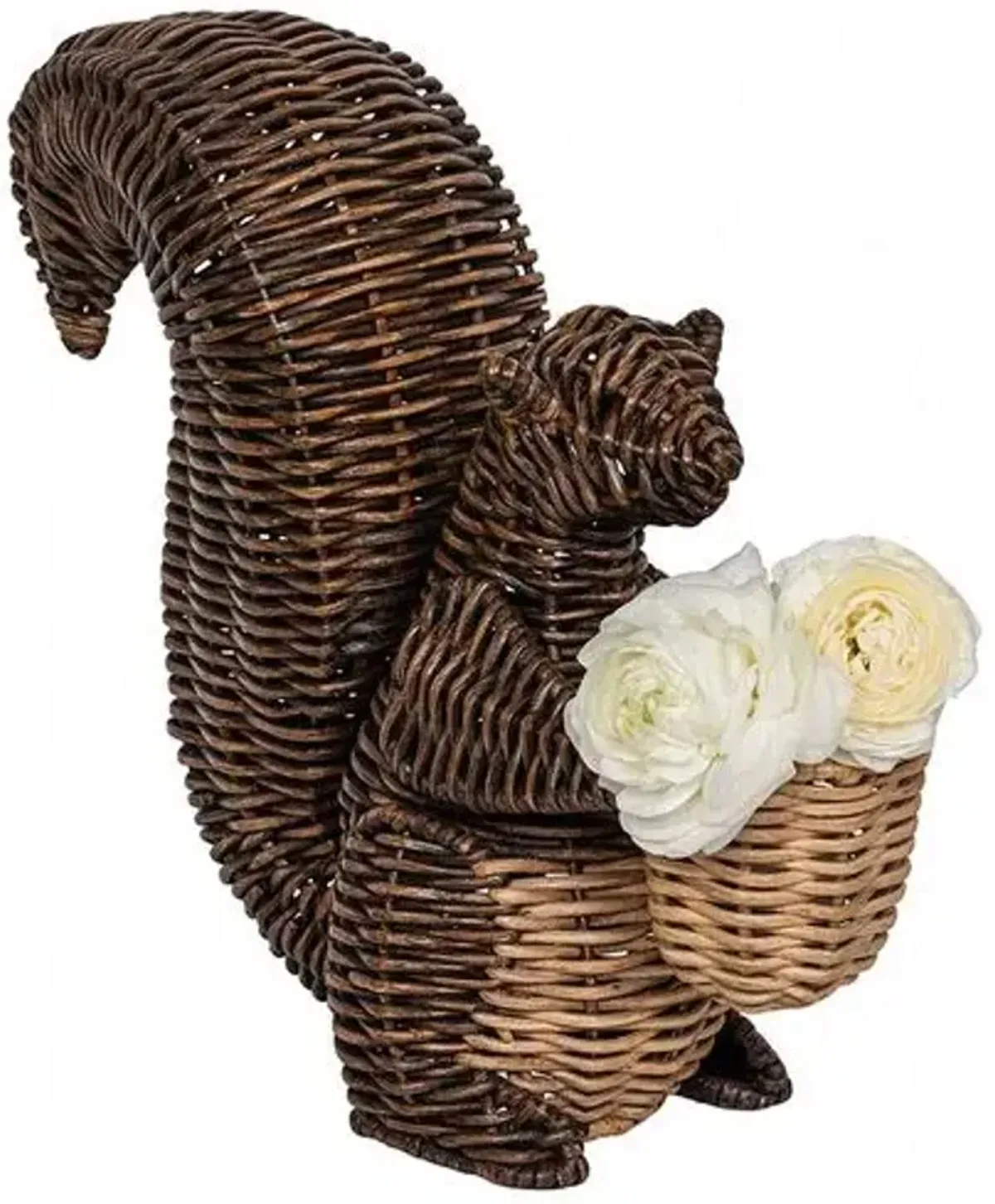 Devon Willow Squirrel Flameless Candle Holder - Juliska - Brown