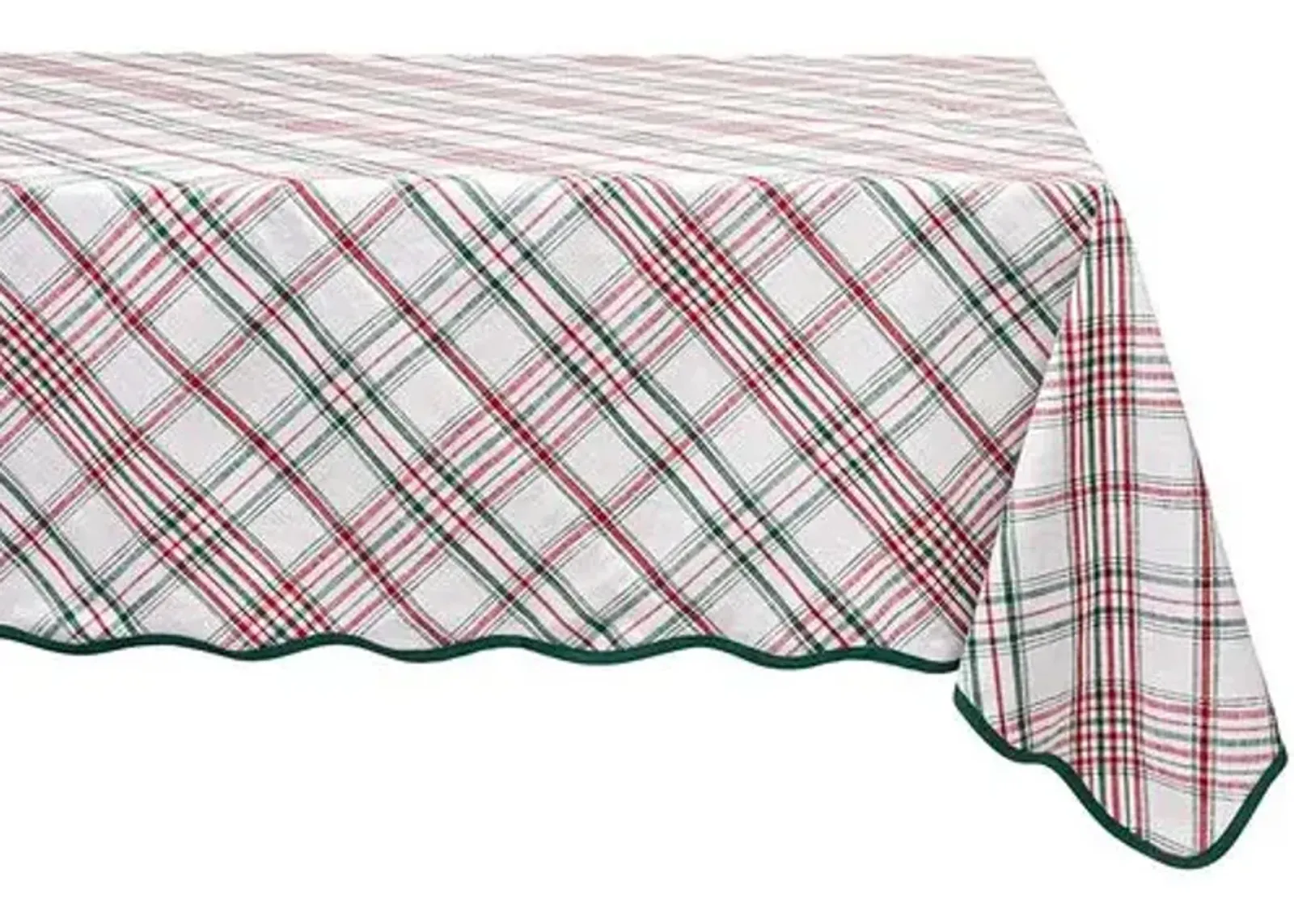 Merry Tartan Tablecloth - 60 x 120 - Juliska - Red