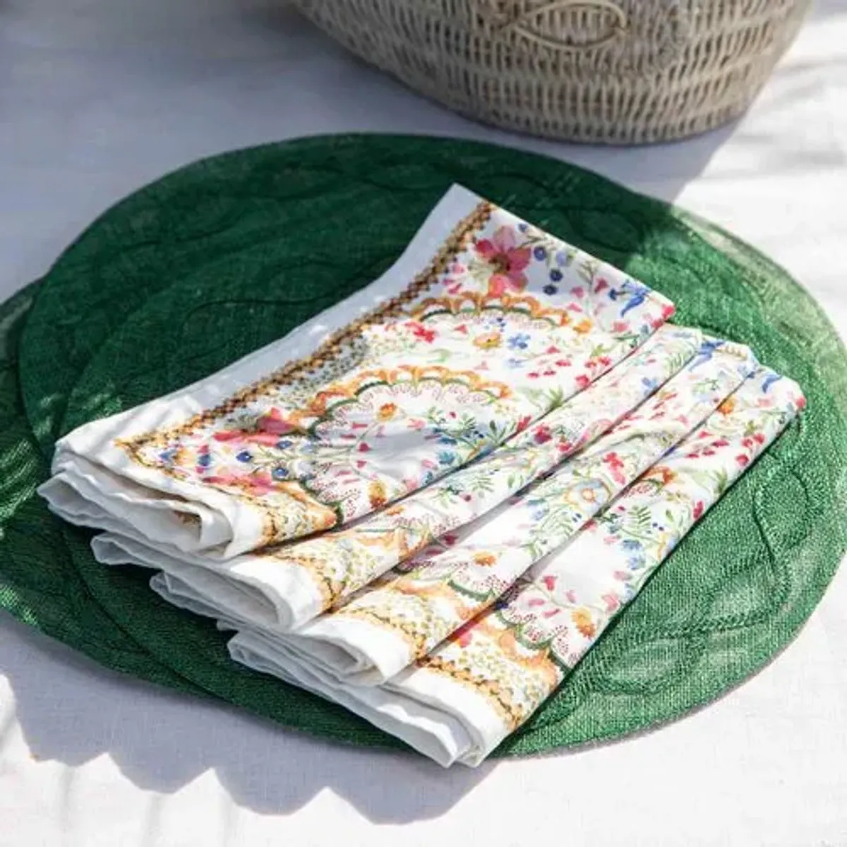 Tuileries Garden Placemat - Juliska - Green