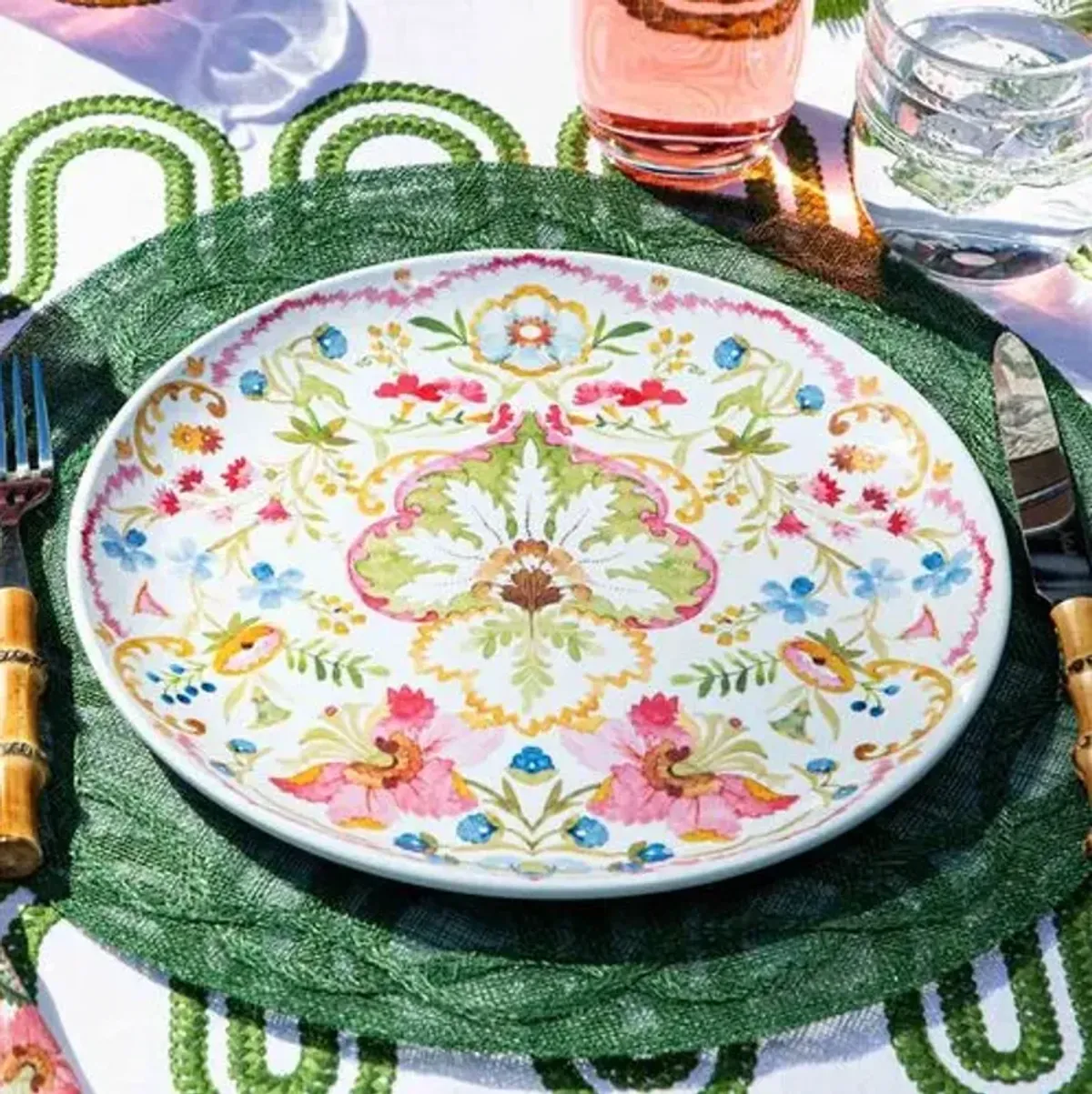 Tuileries Garden Placemat - Juliska - Green